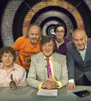QI. Image shows from L to R: Alan Davies, Bill Bailey, Stephen Fry, Sue Perkins, Gyles Brandreth. Copyright: TalkbackThames. QI. Image shows from L to R: Alan Davies, Bill Bailey, Stephen Fry, Sue Perkins, Gyles Brandreth. Copyright: TalkbackThames.