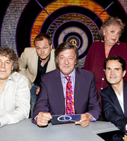 QI. Image shows from L to R: Alan Davies, Jack Dee, Stephen Fry, Jo Brand, Jimmy Carr. Copyright: TalkbackThames. QI. Image shows from L to R: Alan Davies, Jack Dee, Stephen Fry, Jo Brand, Jimmy Carr. Copyright: TalkbackThames.