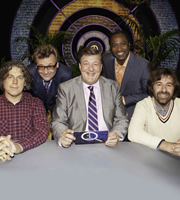 QI. Image shows from L to R: Alan Davies, Greg Proops, Stephen Fry, Reginald D Hunter, David O'Doherty. Copyright: TalkbackThames. QI. Image shows from L to R: Alan Davies, Greg Proops, Stephen Fry, Reginald D Hunter, David O'Doherty. Copyright: TalkbackThames.