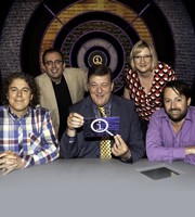 QI. Image shows from L to R: Alan Davies, Richard Coles, Stephen Fry, Sarah Millican, David Mitchell. Copyright: TalkbackThames. QI. Image shows from L to R: Alan Davies, Richard Coles, Stephen Fry, Sarah Millican, David Mitchell. Copyright: TalkbackThames.