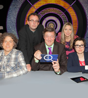 QI. Image shows from L to R: Alan Davies, Richard Coles, Stephen Fry, Victoria Coren Mitchell, Sue Perkins. Copyright: TalkbackThames. QI. Image shows from L to R: Alan Davies, Richard Coles, Stephen Fry, Victoria Coren Mitchell, Sue Perkins. Copyright: TalkbackThames.