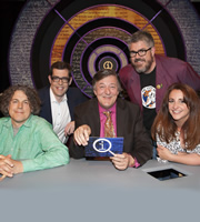 QI. Image shows from L to R: Alan Davies, Richard Osman, Stephen Fry, Phill Jupitus, Lucy Porter. Copyright: TalkbackThames. QI. Image shows from L to R: Alan Davies, Richard Osman, Stephen Fry, Phill Jupitus, Lucy Porter. Copyright: TalkbackThames.
