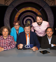 QI. Image shows from L to R: Alan Davies, Jo Brand, Stephen Fry, David Mitchell, Colin Lane. Copyright: TalkbackThames. QI. Image shows from L to R: Alan Davies, Jo Brand, Stephen Fry, David Mitchell, Colin Lane. Copyright: TalkbackThames.