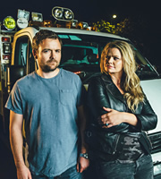 Raised By Wolves. Image shows from L to R: Michael (Neil Maskell), Della Garry (Rebekah Staton). Copyright: Big Talk Productions. Raised By Wolves. Image shows from L to R: Michael (Neil Maskell), Della Garry (Rebekah Staton). Copyright: Big Talk Productions.