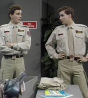 Red Dwarf. Rimmer (Chris Barrie). Copyright: Grant Naylor Productions / BBC. Red Dwarf. Rimmer (Chris Barrie). Copyright: Grant Naylor Productions / BBC.
