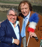 Ronnie Corbett's Comedy Britain. Image shows from L to R: Ronnie Corbett, Ken Dodd. Copyright: ITV Studios. Ronnie Corbett's Comedy Britain. Image shows from L to R: Ronnie Corbett, Ken Dodd. Copyright: ITV Studios.