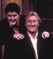 Room 101. Image shows from L to R: Nick Hancock, Chris Tarrant. Copyright: Hat Trick Productions / BBC. Room 101. Image shows from L to R: Nick Hancock, Chris Tarrant. Copyright: Hat Trick Productions / BBC.
