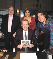 Room 101. Image shows from L to R: John Prescott, Frank Skinner, Rebecca Front, Micky Flanagan. Copyright: Hat Trick Productions. Room 101. Image shows from L to R: John Prescott, Frank Skinner, Rebecca Front, Micky Flanagan. Copyright: Hat Trick Productions.