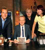 Room 101. Image shows from L to R: Ben Fogle, Frank Skinner, Greg Davies, Janet Street-Porter. Copyright: Hat Trick Productions. Room 101. Image shows from L to R: Ben Fogle, Frank Skinner, Greg Davies, Janet Street-Porter. Copyright: Hat Trick Productions.