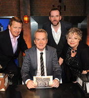 Room 101. Image shows from L to R: Bill Turnbull, Frank Skinner, Ben Miller, Jo Brand. Copyright: Hat Trick Productions. Room 101. Image shows from L to R: Bill Turnbull, Frank Skinner, Ben Miller, Jo Brand. Copyright: Hat Trick Productions.