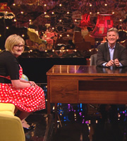 The Sarah Millican Television Programme. Image shows from L to R: Sarah Millican, Michael Palin. Copyright: So Television / Chopsy Productions. The Sarah Millican Television Programme. Image shows from L to R: Sarah Millican, Michael Palin. Copyright: So Television / Chopsy Productions.