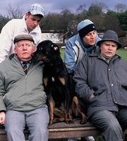 Still Game. Image shows from L to R: Jack Jarvis (Ford Kiernan), Victor McDade (Greg Hemphill). Copyright: The Comedy Unit / Effingee Productions. Still Game. Image shows from L to R: Jack Jarvis (Ford Kiernan), Victor McDade (Greg Hemphill). Copyright: The Comedy Unit / Effingee Productions.