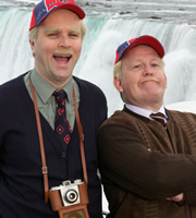 Still Game. Image shows from L to R: Victor McDade (Greg Hemphill), Jack Jarvis (Ford Kiernan). Copyright: The Comedy Unit / Effingee Productions. Still Game. Image shows from L to R: Victor McDade (Greg Hemphill), Jack Jarvis (Ford Kiernan). Copyright: The Comedy Unit / Effingee Productions.
