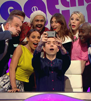 Sweat The Small Stuff. Image shows from L to R: Nev Wilshire, Rochelle Humes, Unknown, Nick Grimshaw, Alexa Chung, Katherine Ryan, Melvin Odoom. Copyright: Talkback. Sweat The Small Stuff. Image shows from L to R: Nev Wilshire, Rochelle Humes, Unknown, Nick Grimshaw, Alexa Chung, Katherine Ryan, Melvin Odoom. Copyright: Talkback.