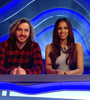 Sweat The Small Stuff. Image shows from L to R: Seann Walsh, Rochelle Humes. Copyright: Talkback. Sweat The Small Stuff. Image shows from L to R: Seann Walsh, Rochelle Humes. Copyright: Talkback.