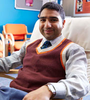 The Job Lot. Ash (Nick Mohammed). Copyright: Big Talk Productions. The Job Lot. Ash (Nick Mohammed). Copyright: Big Talk Productions.