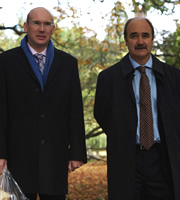 The Thick Of It. Image shows from L to R: Julius Nicholson (Alex Macqueen), Steve Fleming (David Haig). Copyright: BBC. The Thick Of It. Image shows from L to R: Julius Nicholson (Alex Macqueen), Steve Fleming (David Haig). Copyright: BBC.