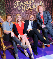 Through The Keyhole. Image shows from L to R: Joe Swash, Gabby Logan, Paddy McGuinness, Leigh Francis. Copyright: Talkback. Through The Keyhole. Image shows from L to R: Joe Swash, Gabby Logan, Paddy McGuinness, Leigh Francis. Copyright: Talkback.
