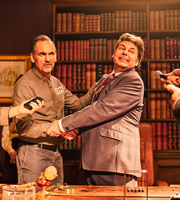 Top Coppers. Image shows from L to R: Harry McCrane (Paul Ritter), Mayor Grady (Rich Fulcher). Copyright: Roughcut Television. Top Coppers. Image shows from L to R: Harry McCrane (Paul Ritter), Mayor Grady (Rich Fulcher). Copyright: Roughcut Television.