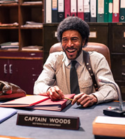 Top Coppers. Captain Woods (Danny John-Jules). Copyright: Roughcut Television. Top Coppers. Captain Woods (Danny John-Jules). Copyright: Roughcut Television.