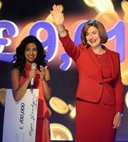 A Touch Of Cloth. Image shows from L to R: Konnie Huq, Hope Goodgirl (Anna Chancellor). Copyright: Zeppotron. A Touch Of Cloth. Image shows from L to R: Konnie Huq, Hope Goodgirl (Anna Chancellor). Copyright: Zeppotron.