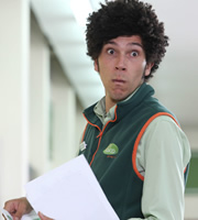 Trollied. Leighton (Joel Fry). Copyright: Roughcut Television. Trollied. Leighton (Joel Fry). Copyright: Roughcut Television.