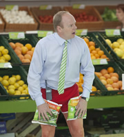 Trollied. Gavin (Jason Watkins). Copyright: Roughcut Television. Trollied. Gavin (Jason Watkins). Copyright: Roughcut Television.