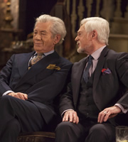 Vicious. Image shows from L to R: Freddie (Ian McKellen), Stuart (Derek Jacobi). Copyright: Brown Eyed Boy / Kudos Productions. Vicious. Image shows from L to R: Freddie (Ian McKellen), Stuart (Derek Jacobi). Copyright: Brown Eyed Boy / Kudos Productions.
