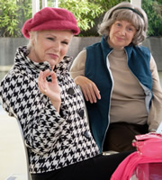 Victoria Wood's Mid Life Christmas. Image shows from L to R: Julie Walters, Victoria Wood. Copyright: Phil McIntyre Entertainment. Victoria Wood's Mid Life Christmas. Image shows from L to R: Julie Walters, Victoria Wood. Copyright: Phil McIntyre Entertainment.