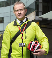 W1A. Ian Fletcher (Hugh Bonneville). Copyright: BBC. W1A. Ian Fletcher (Hugh Bonneville). Copyright: BBC.