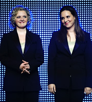 Watson & Oliver. Image shows from L to R: Lorna Watson, Ingrid Oliver. Copyright: BBC / Popper Pictures. Watson & Oliver. Image shows from L to R: Lorna Watson, Ingrid Oliver. Copyright: BBC / Popper Pictures.