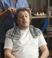 Whites. Roland White (Alan Davies). Copyright: BBC. Whites. Roland White (Alan Davies). Copyright: BBC.