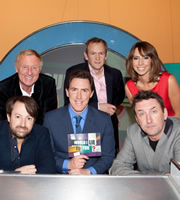 Would I Lie To You?. Image shows from L to R: David Mitchell, Chris Tarrant, Rob Brydon, Alexander Armstrong, Alex Jones, Lee Mack. Copyright: Zeppotron. Would I Lie To You?. Image shows from L to R: David Mitchell, Chris Tarrant, Rob Brydon, Alexander Armstrong, Alex Jones, Lee Mack. Copyright: Zeppotron.