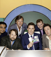 Would I Lie To You?. Image shows from L to R: Sanjeev Bhaskar, David Mitchell, Richard Madeley, Rob Brydon, Miles Jupp, Lee Mack. Copyright: Zeppotron. Would I Lie To You?. Image shows from L to R: Sanjeev Bhaskar, David Mitchell, Richard Madeley, Rob Brydon, Miles Jupp, Lee Mack. Copyright: Zeppotron.