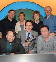 Would I Lie To You?. Image shows from L to R: Dermot O'Leary, David Mitchell, Mel Giedroyc, Rob Brydon, Josh Widdicombe, Lee Mack, Matt Dawson. Copyright: Zeppotron. Would I Lie To You?. Image shows from L to R: Dermot O'Leary, David Mitchell, Mel Giedroyc, Rob Brydon, Josh Widdicombe, Lee Mack, Matt Dawson. Copyright: Zeppotron.