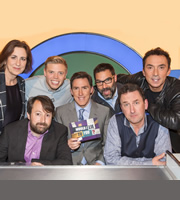 Would I Lie To You?. Image shows from L to R: Kirsty Wark, David Mitchell, Rob Beckett, Rob Brydon, Adam Buxton, Lee Mack, Bruno Tonioli. Copyright: Zeppotron. Would I Lie To You?. Image shows from L to R: Kirsty Wark, David Mitchell, Rob Beckett, Rob Brydon, Adam Buxton, Lee Mack, Bruno Tonioli. Copyright: Zeppotron.