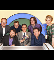 Would I Lie To You?. Image shows from L to R: Heston Blumenthal, David Mitchell, Miles Jupp, Rob Brydon, Ed Byrne, Lee Mack, Emilia Fox. Copyright: Zeppotron. Would I Lie To You?. Image shows from L to R: Heston Blumenthal, David Mitchell, Miles Jupp, Rob Brydon, Ed Byrne, Lee Mack, Emilia Fox. Copyright: Zeppotron.