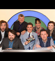 Would I Lie To You?. Image shows from L to R: Seann Walsh, David Mitchell, Adrian Chiles, Rob Brydon, June Brown, Lee Mack, Aisling Bea. Copyright: Zeppotron. Would I Lie To You?. Image shows from L to R: Seann Walsh, David Mitchell, Adrian Chiles, Rob Brydon, June Brown, Lee Mack, Aisling Bea. Copyright: Zeppotron.
