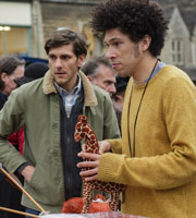 You, Me And The Apocalypse. Image shows from L to R: Jamie (Mathew Baynton), Dave (Joel Fry). Copyright: Working Title Films / Bigballs Films. You, Me And The Apocalypse. Image shows from L to R: Jamie (Mathew Baynton), Dave (Joel Fry). Copyright: Working Title Films / Bigballs Films.