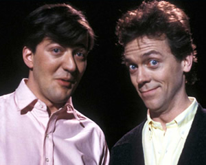 A Bit Of Fry & Laurie. Image shows from L to R: Stephen Fry, Hugh Laurie. Copyright: BBC. A Bit Of Fry & Laurie. Image shows from L to R: Stephen Fry, Hugh Laurie. Copyright: BBC.