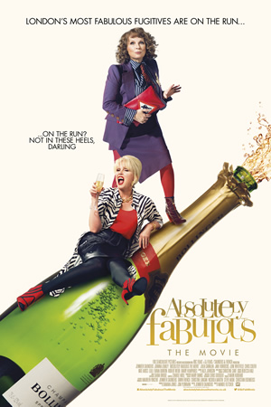 Absolutely Fabulous: The Movie. Image shows from L to R: Patsy (Joanna Lumley), Edina (Jennifer Saunders). Copyright: BBC Films. Absolutely Fabulous: The Movie. Image shows from L to R: Patsy (Joanna Lumley), Edina (Jennifer Saunders). Copyright: BBC Films.