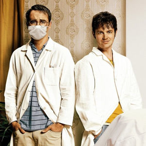 Alien Autopsy. Image shows from L to R: Gary Shoefield (Ant McPartlin), Ray Santilli (Declan Donnelly). Alien Autopsy. Image shows from L to R: Gary Shoefield (Ant McPartlin), Ray Santilli (Declan Donnelly).