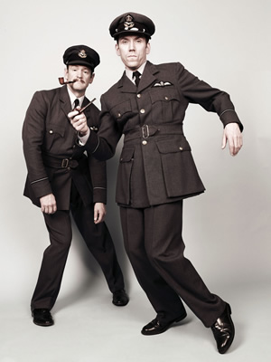 RAF Pilots. Image shows from L to R: Alexander Armstrong, Ben Miller. Copyright: Hat Trick Productions / Toff Media. RAF Pilots. Image shows from L to R: Alexander Armstrong, Ben Miller. Copyright: Hat Trick Productions / Toff Media.