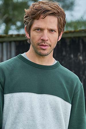 Brassic. Dylan (Damien Molony). Copyright: Calamity Films. Brassic. Dylan (Damien Molony). Copyright: Calamity Films.