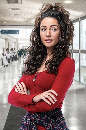 Brassic. Erin (Michelle Keegan). Copyright: Calamity Films. Brassic. Erin (Michelle Keegan). Copyright: Calamity Films.