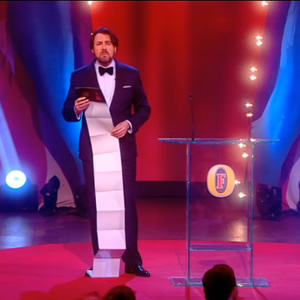 The British Comedy Awards. Jonathan Ross. Copyright: Unique Productions / CPL Productions. The British Comedy Awards. Jonathan Ross. Copyright: Unique Productions / CPL Productions.