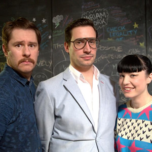 CTRL Freaks. Image shows from L to R: Dave Gibson, Jacob Edwards, Bec Hill. Copyright: Nerd TV. CTRL Freaks. Image shows from L to R: Dave Gibson, Jacob Edwards, Bec Hill. Copyright: Nerd TV.