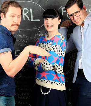 CTRL Freaks. Image shows from L to R: Dave Gibson, Bec Hill, Jacob Edwards. Copyright: Nerd TV. CTRL Freaks. Image shows from L to R: Dave Gibson, Bec Hill, Jacob Edwards. Copyright: Nerd TV.