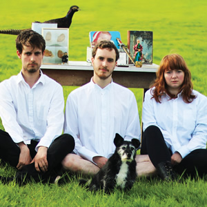 Gein's Family Giftshop. Image shows from L to R: James Meehan, Edward Easton, Kath Hughes. Gein's Family Giftshop. Image shows from L to R: James Meehan, Edward Easton, Kath Hughes.
