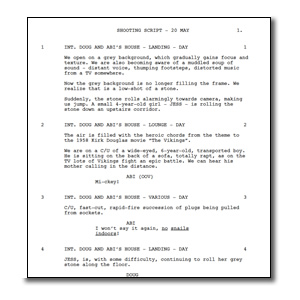 sitcom script example